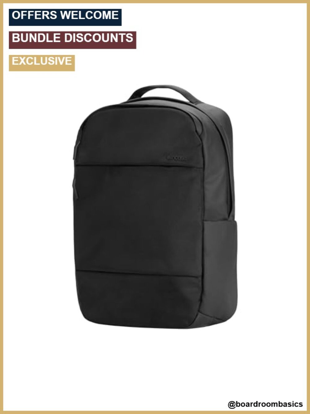 Compact City Backpack 1680D Ballistic Nylon 18L Laptop Bag